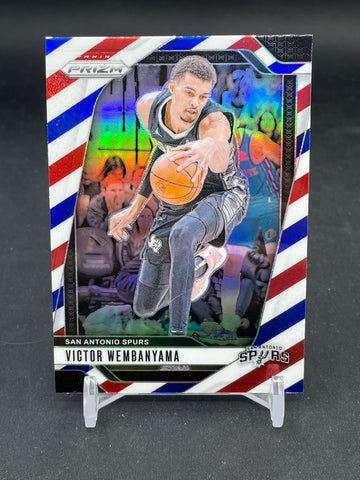 2024 PANINI PRIZM - RED/WHITE/BLUE PRIZM - V. WEMBANYAMA - #172