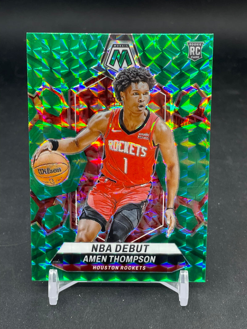 2023 PANINI MOSAIC - GREEN MOSAIC - NBA DEBUT - A. THOMPSON -