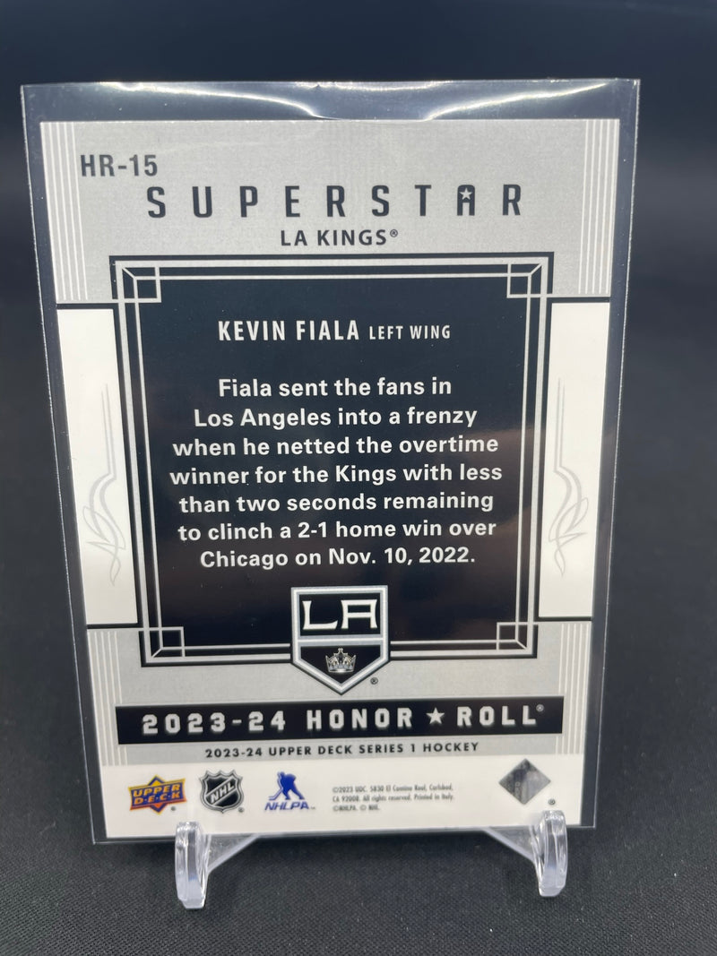 2023 UPPER DECK SERIES ONE - SILVER RAINBOW HONOR ROLL - K. FIALA - #HR-15 - #'D/250