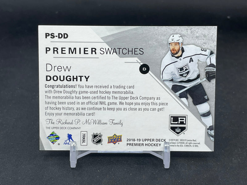 2018 UPPER DECK PREMIER - PREMIER SWATCHES - D. DOUGHTY - #PS-DD - #'D/99 - RELIC