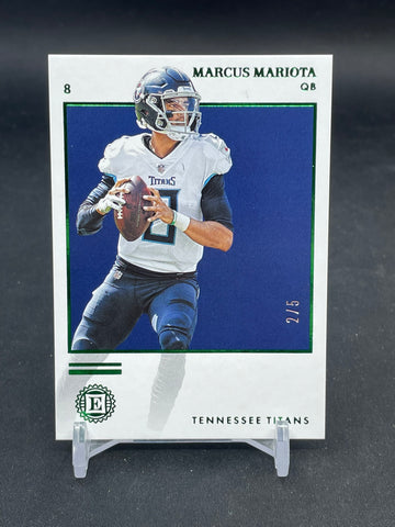 2019 PANINI ENCASED - GREEN - M. MARIOTA - #65 - #'D/5