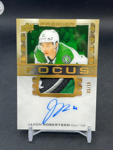 2024 UPPER DECK PREMIER - FOCUS - J. ROBERTSON - #PFP-JR - #'D/15 - RELIC - AUTOGRAPH