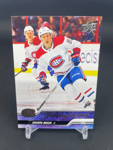 2023 UPPER DECK SERIES ONE - YOUNG GUNS - O. BECK - #214 - RC
