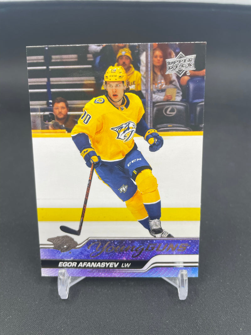 2023 UPPER DECK SERIES ONE - YOUNG GUNS - E. AFANASYEV -