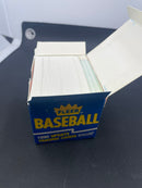 1990 FLEER UPDATE BASEBALL - COMPLETE SET - 22 STICKERS & 132 CARDS