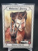 2023 UPPER DECK MARVEL ANIME VOLUME 2 - WOLVERINE'S JOURNEY - WOLVERINE #2 - #WJ-8