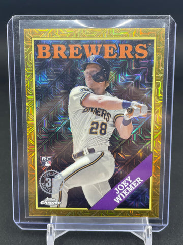 2023 TOPPS SILVER PACK - GOLD MOJO - J. WIEMER - #T88CU-28 - #'D/50 - RC