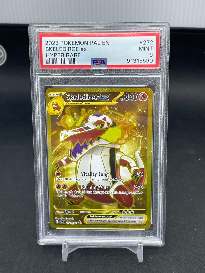 POKEMON - PALDEA EVOLVED - SKELEDIRGE EX - HYPER RARE -