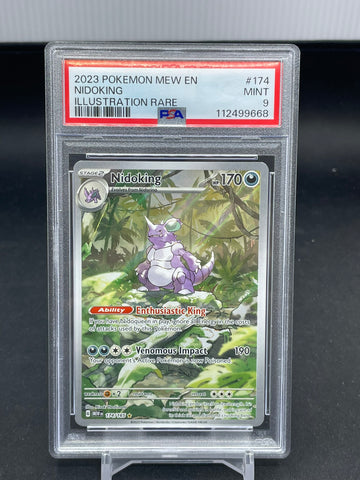 POKEMON - 151 - NIODKING - ILLUSTRATION RARE - #174 - PSA 9