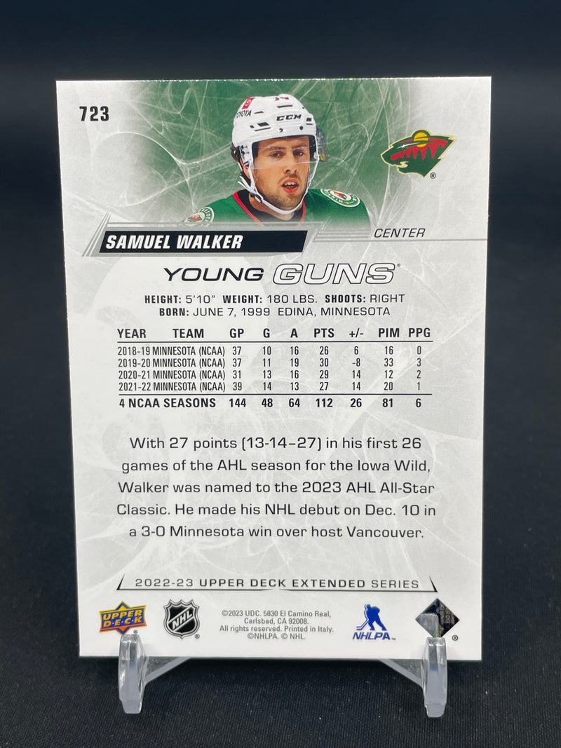 2022 UPPER DECK EXTENDED SERIES - YOUNG GUNS - S. WALKER -