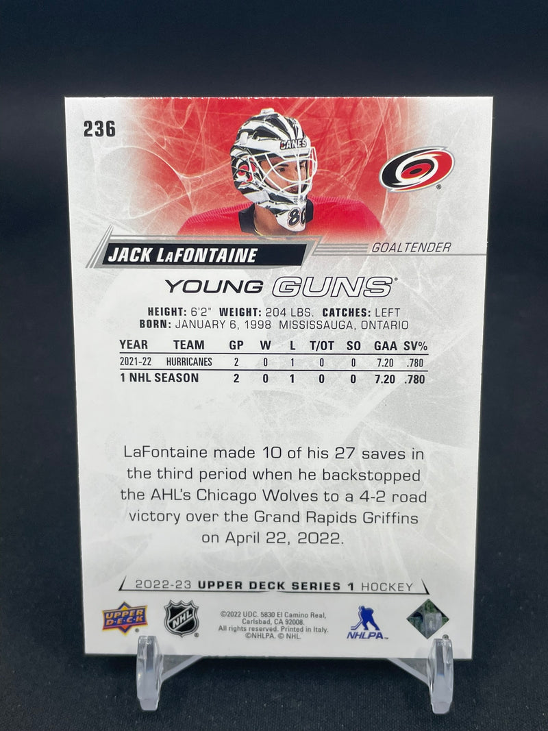 2022 UPPER DECK SERIES ONE - YOUNG GUNS - J. LAFONTAINE -