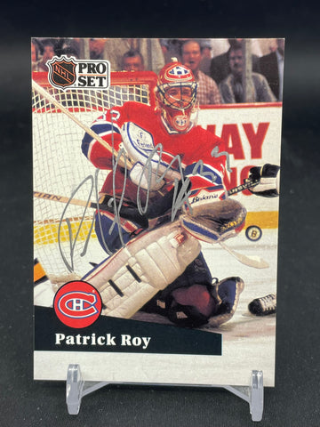 1991 PRO SET - P. ROY - #125 - #442 AUTOGRAPH