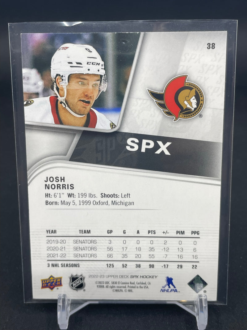 2022 UPPER DECK SPX - J. NORRIS - #38 - #'D/299