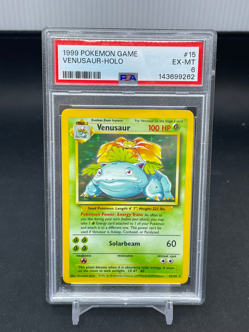 POKEMON - BASE SET - VENUSAUR - HOLO -