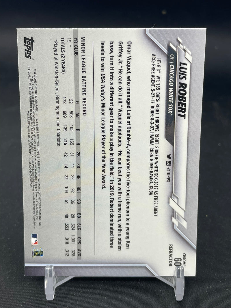 2020 TOPPS CHROME - SEPIA REFRACTOR - SINGLES - SELECT YOUR PLAYER