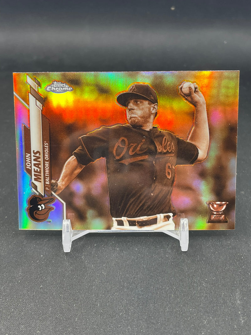2020 TOPPS CHROME - SEPIA REFRACTOR - SINGLES - SELECT YOUR PLAYER