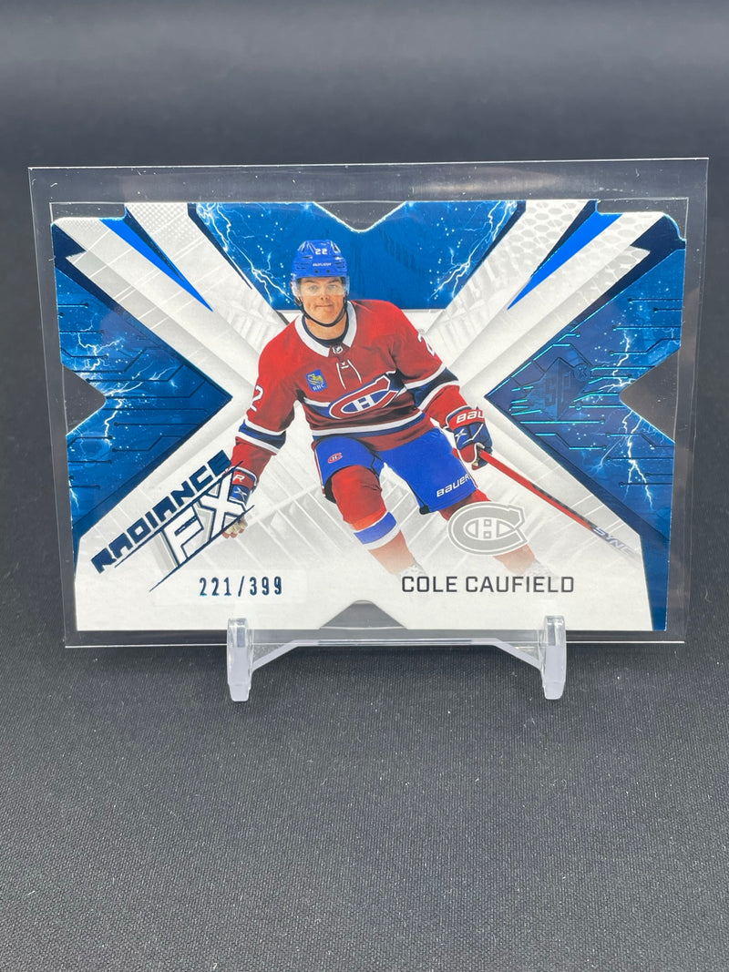 2022 UPPER DECK SPX - BLUE - RADIANCE FX - C. CAUFIELD - #RFX-41 - #'D/399