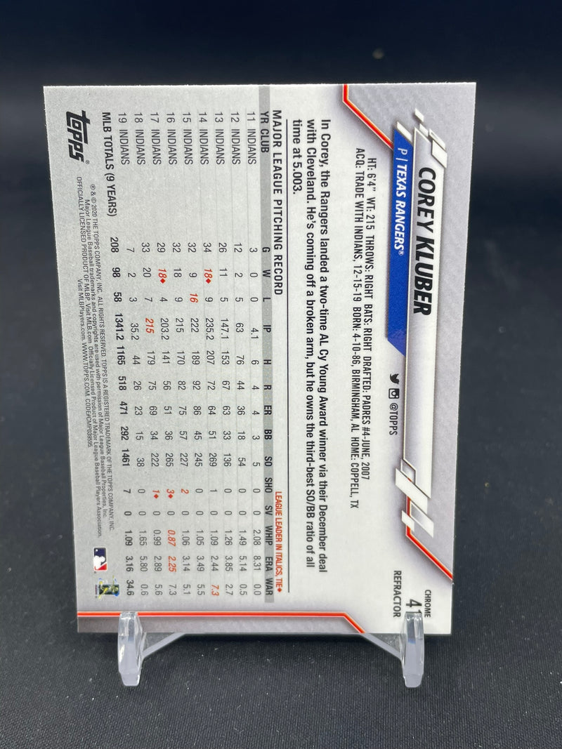 2020 TOPPS CHROME - SEPIA REFRACTOR - SINGLES - SELECT YOUR PLAYER