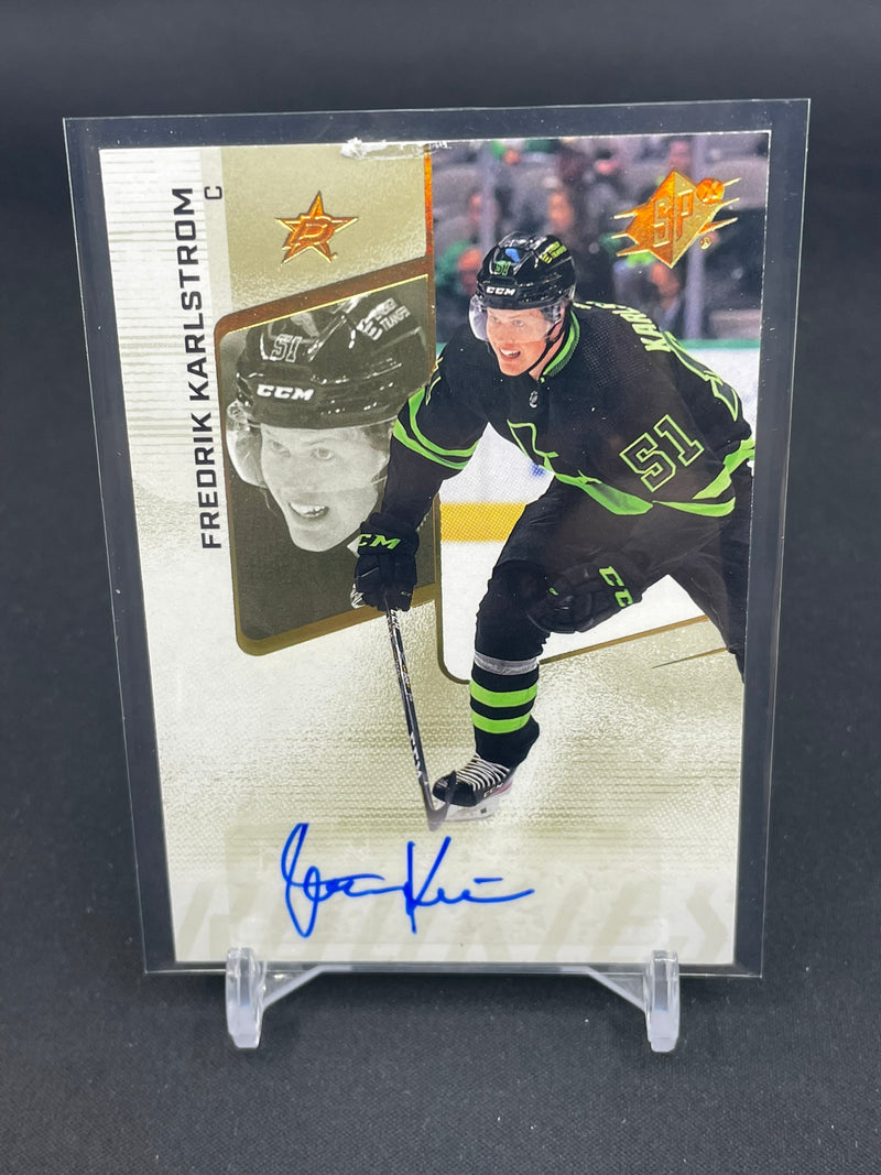 2022 UPPER DECK SPX - ROOKIES AUTOGRAPH - F. KARLSTROM -