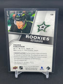 2022 UPPER DECK SPX - ROOKIES AUTOGRAPH - F. KARLSTROM -