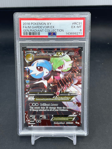 POKEMON - GENERATIONS - M GARDEVOIR EX - FULL ART - #RC31 - PSA 6