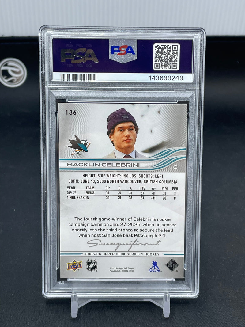 2025 UPPER DECK SERIES ONE - SWAGNIFICENT VARIATION - M. CELEBRINI -