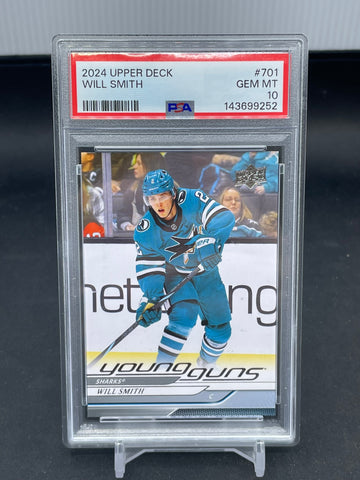 2024 UPPER DECK EXTENDED SERIES - YOUNG GUNS - W. SMITH - #701 - PSA 10 - RC