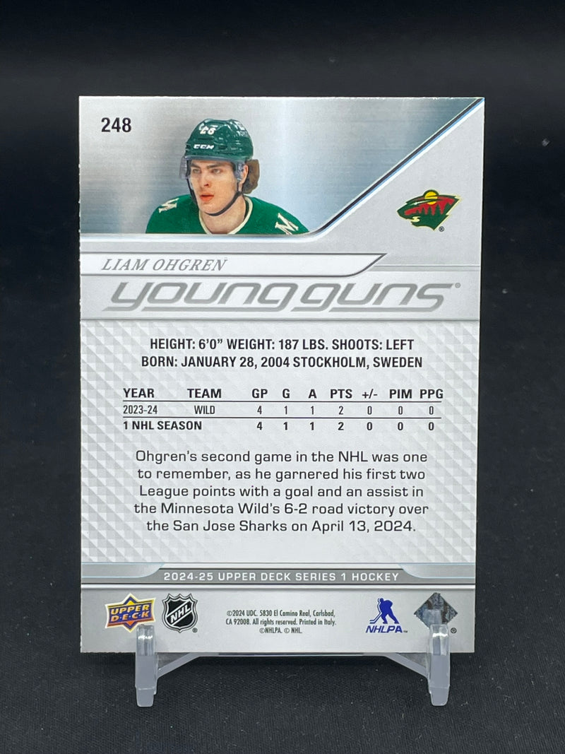 2025 UPPER DECK SERIES ONE - YOUNG GUNS - L. OHGREN -