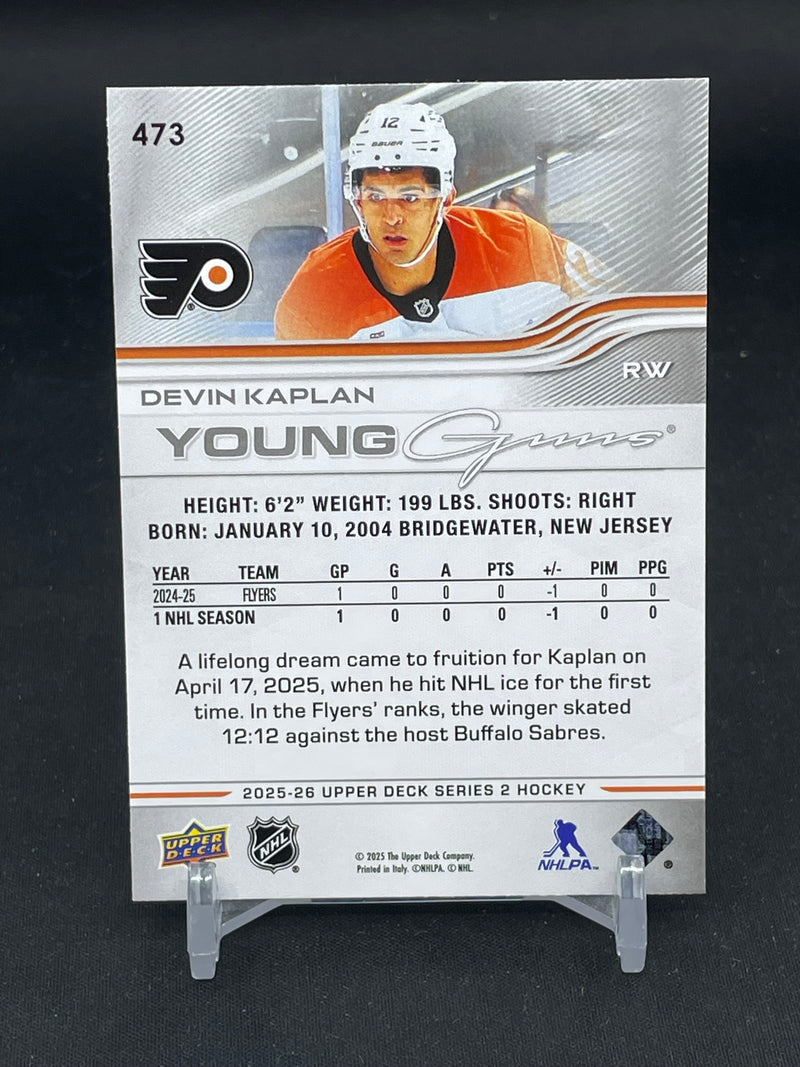 2025 UPPER DECK SERIES TWO - YOUNG GUNS - D. KAPLAN -