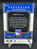 2023 UPPER DECK SERIES ONE - GOLD RAINBOW - HONOR ROLL - A. FOX - #HR-5 - #'D/25