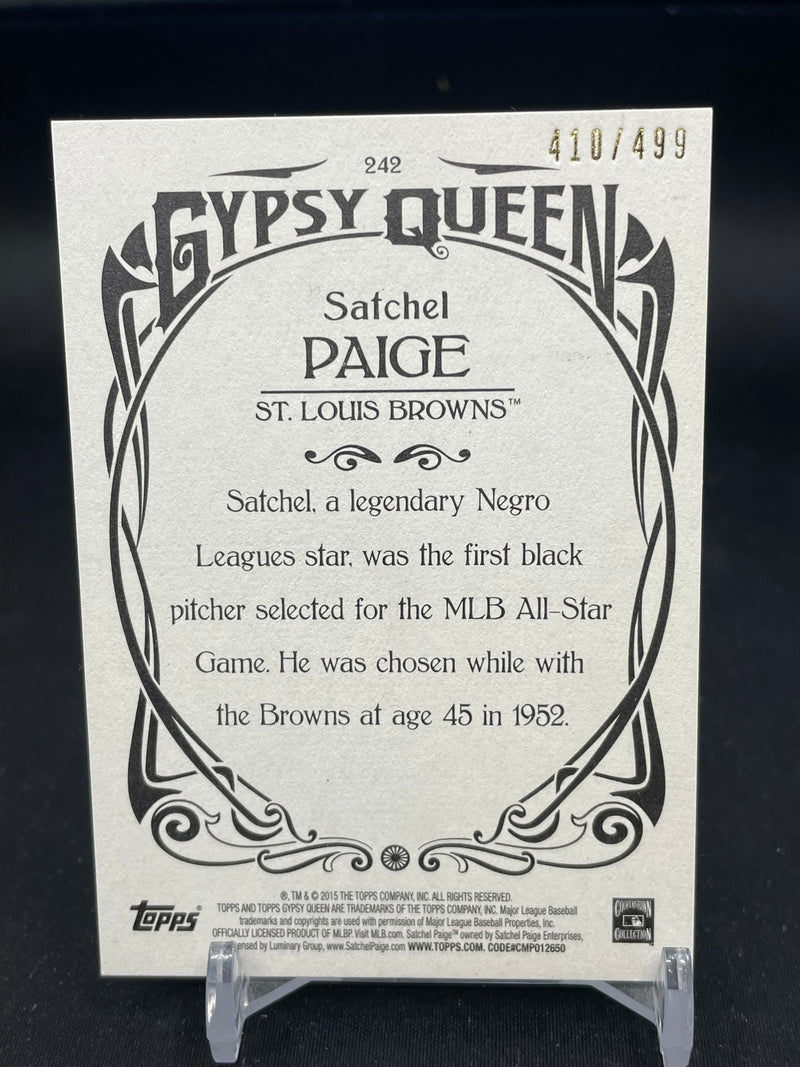 2015 TOPPS GYPSY QUEEN - BRONZE FRAMED - S. PAIGE - #242 - #'D/499