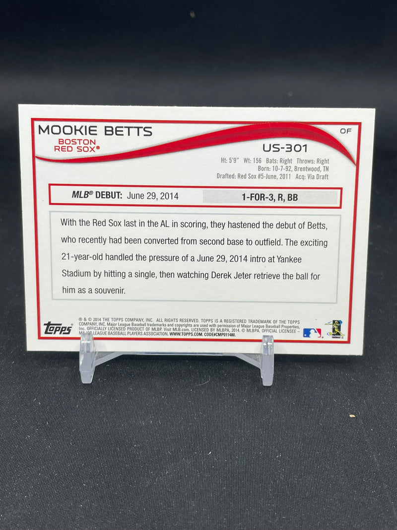 2014 TOPPS UPDATE - ROOKIE DEBUT - M. BETTS -