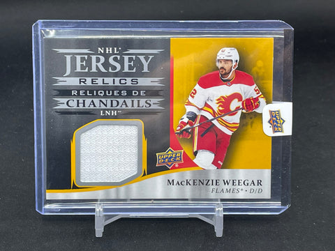 2025 UPPER DECK TIM HORTONS - NHL JERSEY RELICS - M. WEEGAR - #J-MW - RELIC