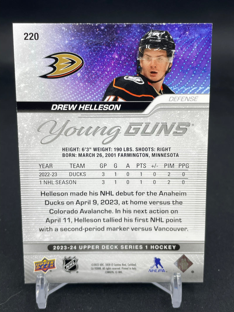 2023 UPPER DECK SERIES ONE - YOUNG GUNS - D. HELLESON -