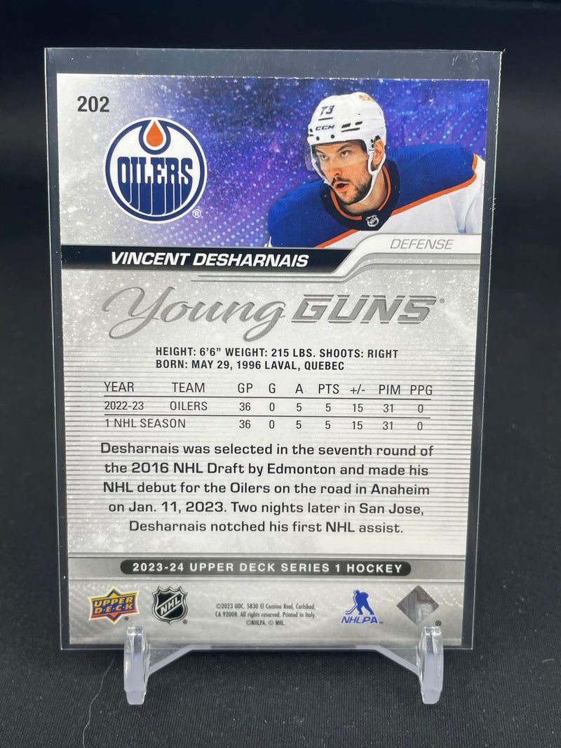 2023 UPPER DECK SERIES ONE - OUTBURST - YOUNG GUNS - V. DESHARNAIS -