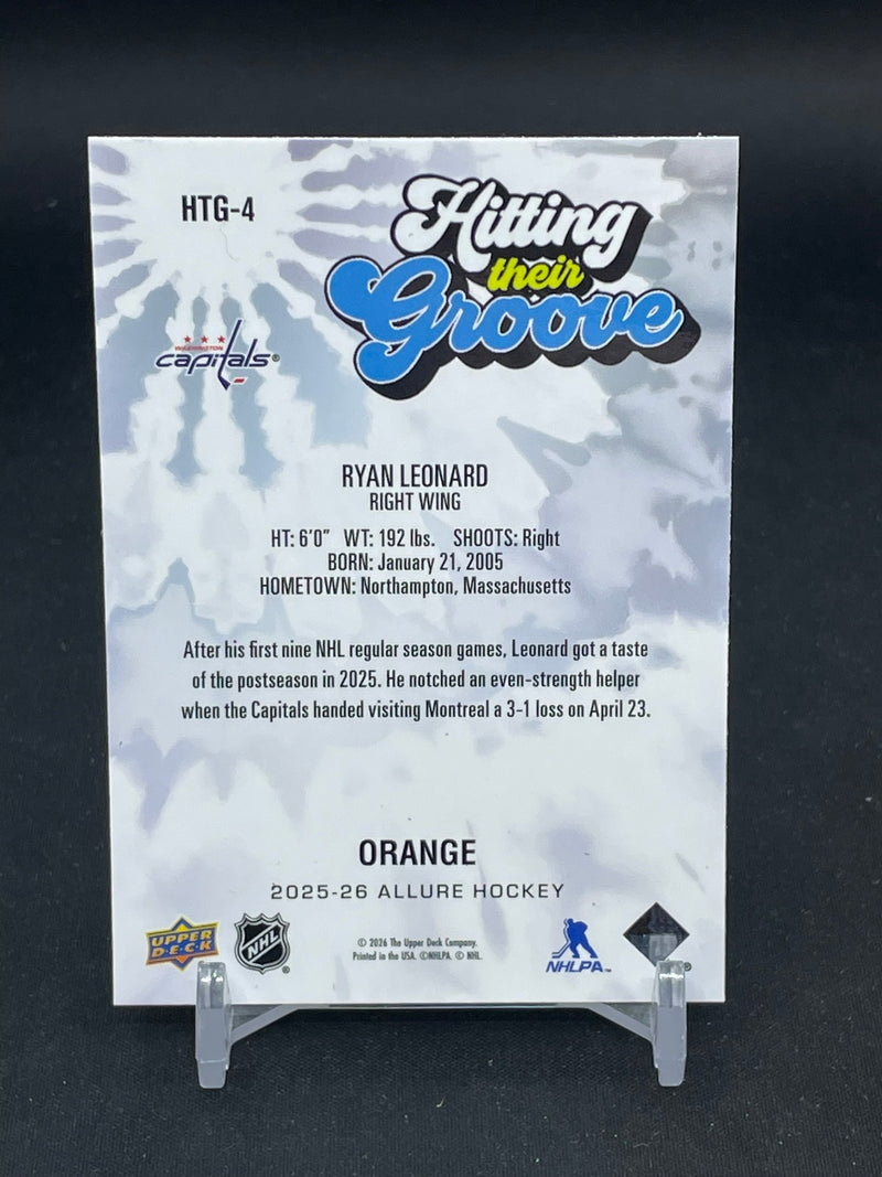 2025 UPPER DECK ALLURE - ORANGE - HITTING THEIR GROOVE - R. LEONARD -