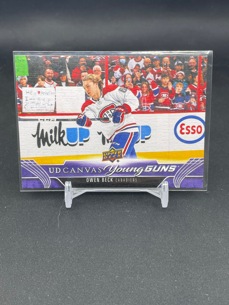 2023 UPPER DECK SERIES ONE - UD CANVAS - YOUNG GUNS - O. BECK -