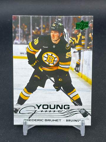 2025 UPPER DECK SERIES TWO - HOLIDAY - YOUNG GUNS - F. BRUNET - #489 - RC