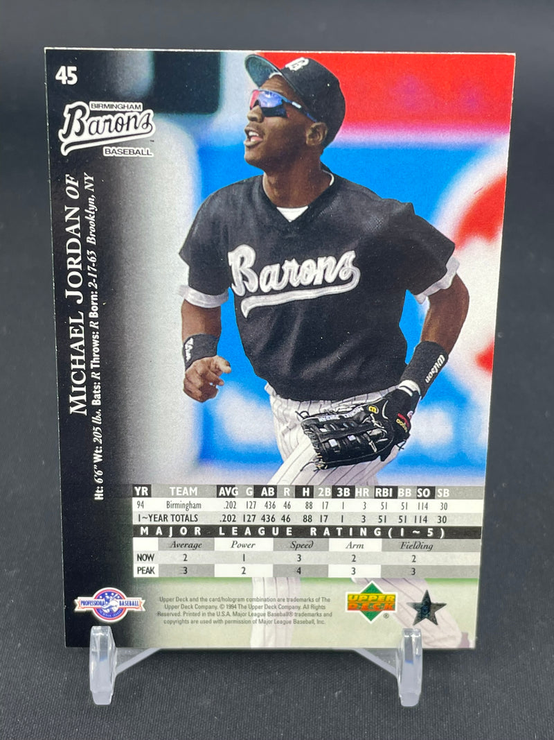 1995 UPPER DECK MINOR LEAGUE - TOP PROSPECT - M. JORDAN -