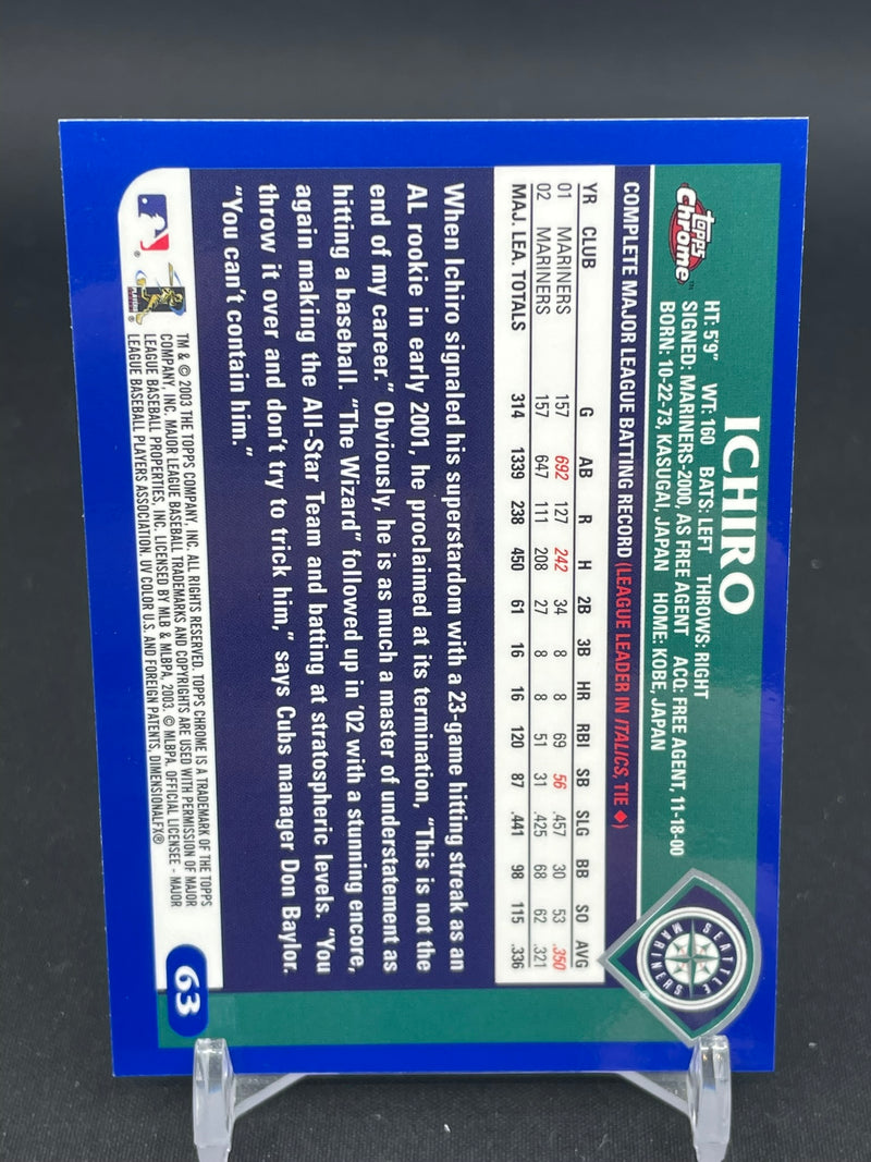 2003 TOPPS CHROME - ICHIRO -