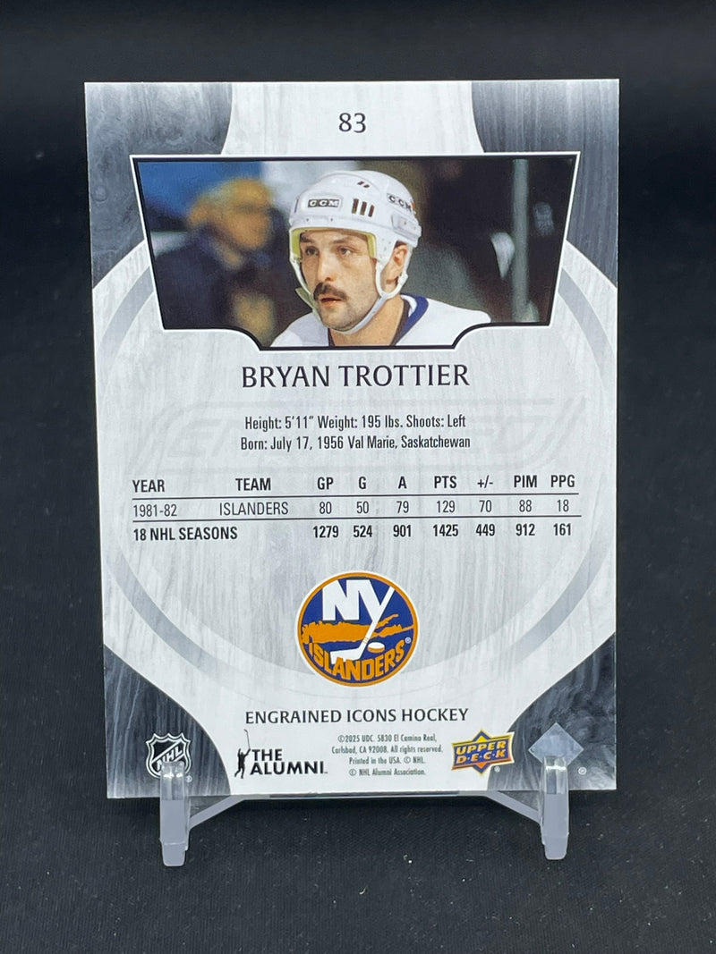 2024 UPPER DECK ENGRAINED ICONS - EBONY - B. TROTTIER - #83 - #'D/199