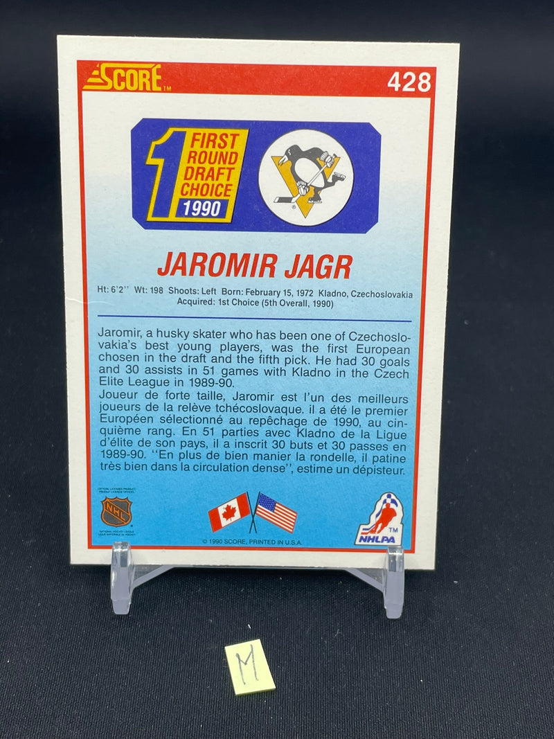 1990 SCORE - 1ST ROUND DRAFT CHOICE - JAROMIR JAGR -