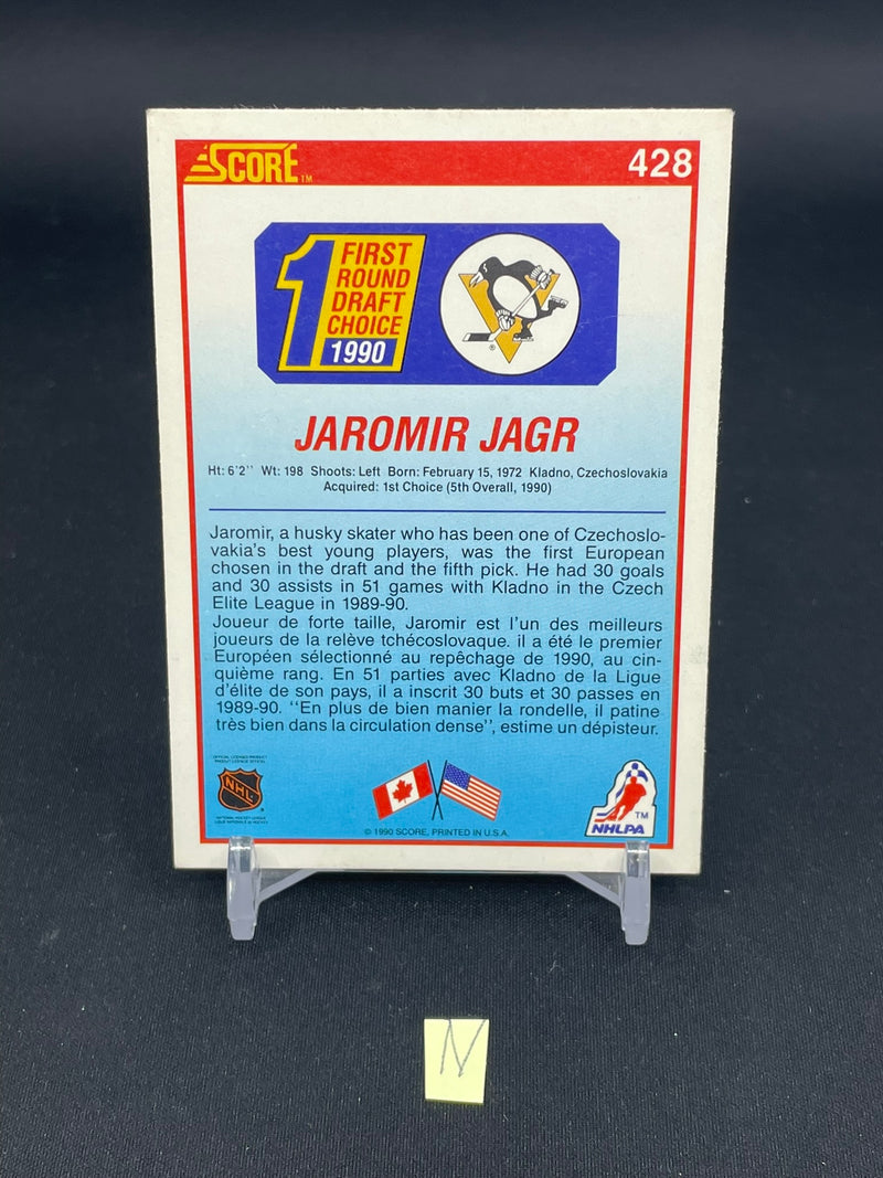 1990 SCORE - 1ST ROUND DRAFT CHOICE - JAROMIR JAGR -
