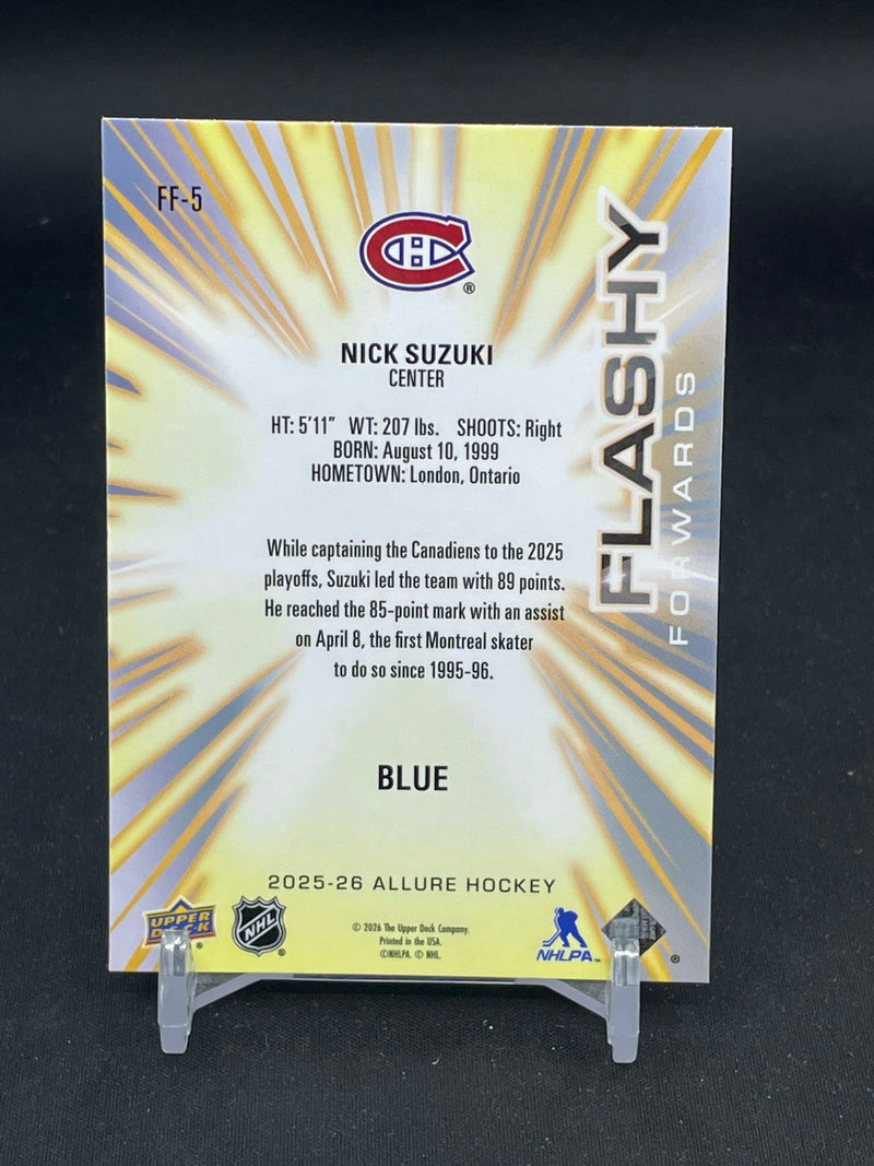 2025 UPPER DECK ALLURE - BLUE - FLASHY FORWARS - N. SUZUKI -
