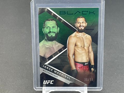 2022 PANINI CHRONICLES - BLACK UFC - GREEN - J. MASVIDAL - #219 - #'D/99