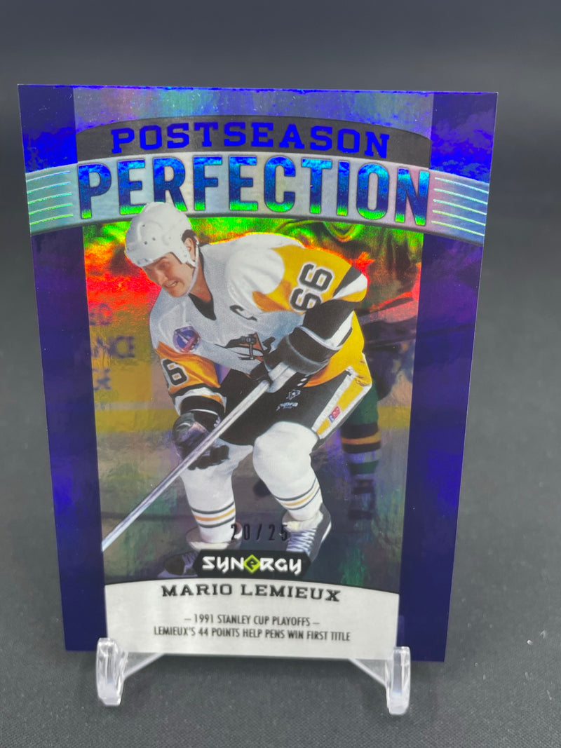 2018 UPPER DECK SYNERGY - PURPLE - POST SEASON PERFECTION - M. LEMIEUX - #PS-2 - #'D/25
