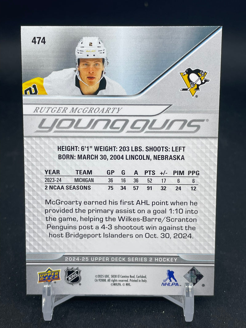 2024 UPPER DECK SERIES TWO - YOUNG GUNS - R. McGROARTY -