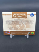 2005 UPPER DECK ARTIFACTS - FROZEN ARTIFACTS - GOLD - B. SALMING - #FAD-BS - #'D/50 - DUAL RELIC