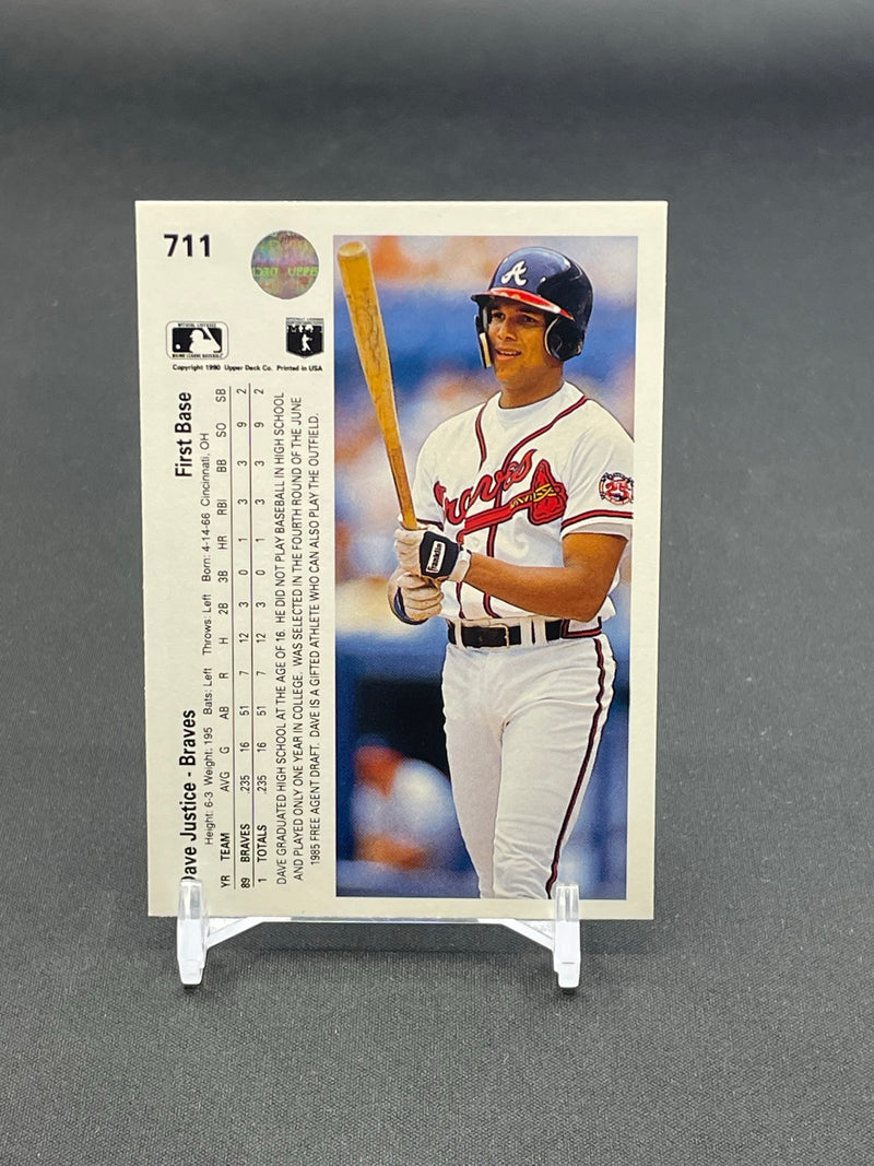 1990 UPPER DECK - D. JUSTICE -