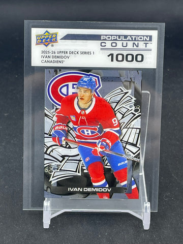 2025 UPPER DECK SERIES ONE - POPULATION COUNT 1000 - I. DEMIDOV - #PC-17